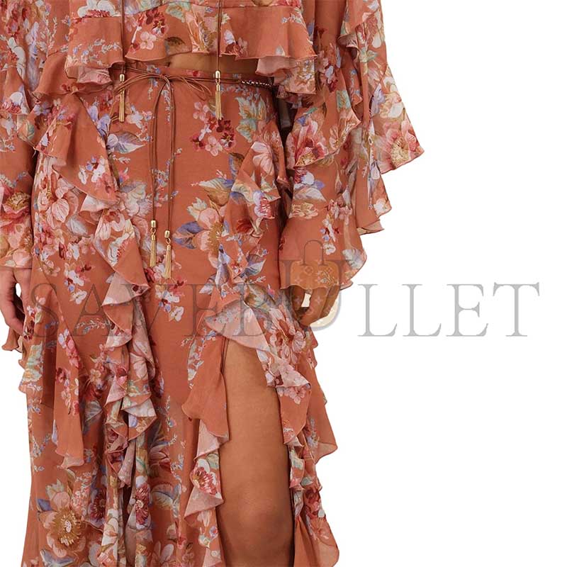 ZIMMERMANN AWAKEN RUFFLE SKIRT 5685SRS261